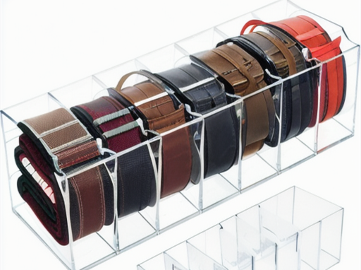 Custom Premium Acrylic Belt Display Boxes